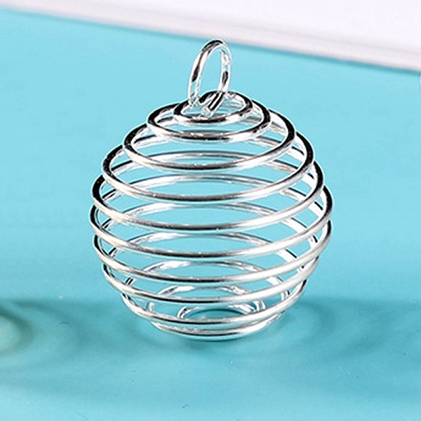 PandaHall Iron Bead Cage Pendants, for Chime Ball Pendant Necklaces Making, Hollow, Round Charm, Silver, 25x20mm Iron Round
PandaHall Iron Bead Cage Pendants, for Chime Ball Pendant Necklaces Making, Hollow, Round Charm, Silver, 25x20mm Iron Round