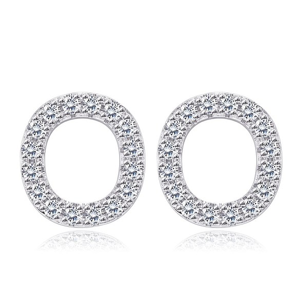 PandaHall Brass Cubic Zirconia Stud Earrings, with Ear Nuts, Alphabet, Letter O, Clear, Platinum, 13x12x2.5mm, Pin: 0.7mm Cubic Zirconia...
PandaHall Brass Cubic Zirconia Stud Earrings, with Ear Nuts, Alphabet, Letter O, Clear, Platinum, 13x12x2.5mm, Pin: 0.7mm Cubic Zirconia...