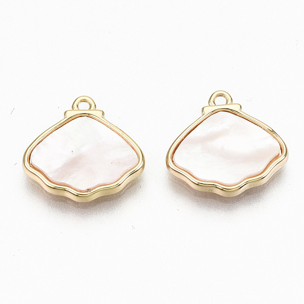 PandaHall Natural Freshwater Shell Charms, with Real 18K Gold Plated Brass Findings, Nickel Free, Shell Shape, Creamy White, 12x13x1.5mm...
PandaHall Natural Freshwater Shell Charms, with Real 18K Gold Plated Brass Findings, Nickel Free, Shell Shape, Creamy White, 12x13x1.5mm...
