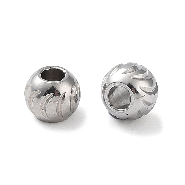 PandaHall 303 Stainless Steel Beads, Round with Moon Pattern, Stainless Steel Color, 4x3mm, Hole: 1.5mm 303 Stainless Steel Round
PandaHall 303 Stainless Steel Beads, Round with Moon Pattern, Stainless Steel Color, 4x3mm, Hole: 1.5mm 303 Stainless Steel Round