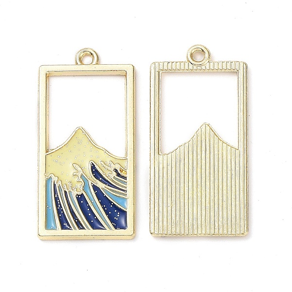 PandaHall Alloy Enamal Pendants, Lead Free & Cadmium Free, Rectangle with Wave Charms, Golden, 33x16x1.5mm, Hole: 1.4mm Alloy+Enamel...
PandaHall Alloy Enamal Pendants, Lead Free & Cadmium Free, Rectangle with Wave Charms, Golden, 33x16x1.5mm, Hole: 1.4mm Alloy+Enamel...