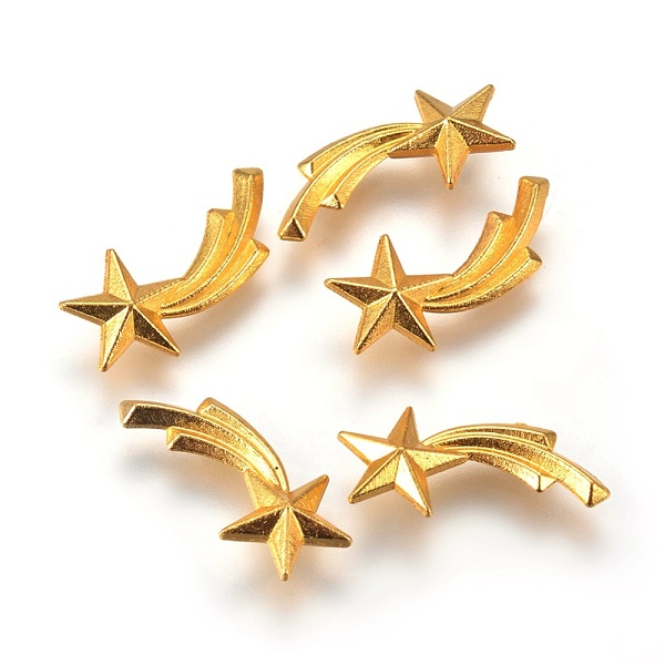 PandaHall Zinc Alloy Cabochons, for DIY Crystal Epoxy Resin Material Filling, Star/Meteor, Golden, 16x8x3mm Alloy Star
PandaHall Zinc Alloy Cabochons, for DIY Crystal Epoxy Resin Material Filling, Star/Meteor, Golden, 16x8x3mm Alloy Star