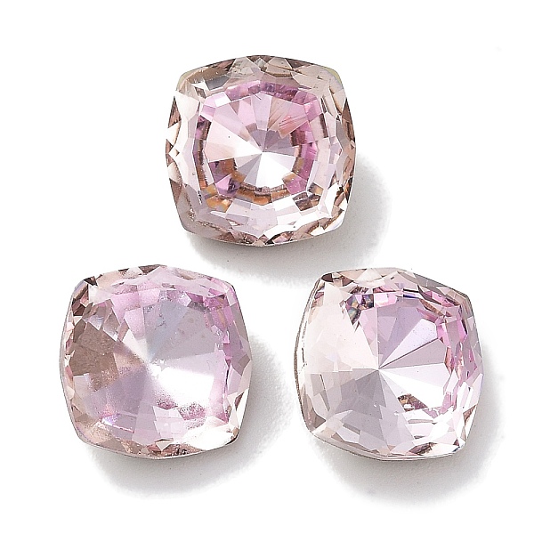PandaHall Glass Rhinestone Cabochons, Point Back & Back Plated, Faceted, Square, Light Peach, 10x10x5mm Glass Rhinestone Square Pink
PandaHall Glass Rhinestone Cabochons, Point Back & Back Plated, Faceted, Square, Light Peach, 10x10x5mm Glass Rhinestone Square Pink