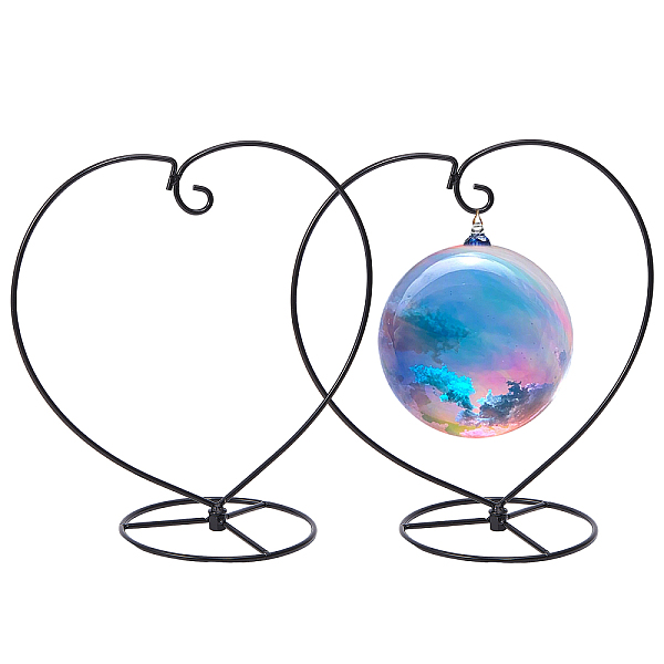 PandaHall GLOBLELAND 2 Sets Heart Ornament Display Stand Holder Iron Air Plant Flower Pot Holder for Indoor Outdoor Hanging Glass Globe Ball..., Black
PandaHall GLOBLELAND 2 Sets Heart Ornament Display Stand Holder Iron Air Plant Flower Pot Holder for Indoor Outdoor Hanging Glass Globe Ball..., Black