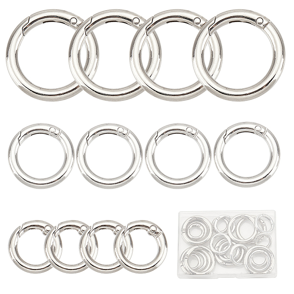 PandaHall SUNNYCLUE 1 Box 24Pcs 3 Sizes Spring O Rings Bulk Silver Round Carabiners Spring Gate Ring Spring Ring Clasps O Ring Clasp...
PandaHall SUNNYCLUE 1 Box 24Pcs 3 Sizes Spring O Rings Bulk Silver Round Carabiners Spring Gate Ring Spring Ring Clasps O Ring Clasp...