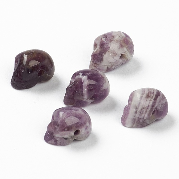 PandaHall Natural Amethyst Quartz Beads, Skull, 17.5~18.5x11~12.5x12~13mm, Hole: 1.7~2mm Amethyst Skull
PandaHall Natural Amethyst Quartz Beads, Skull, 17.5~18.5x11~12.5x12~13mm, Hole: 1.7~2mm Amethyst Skull
