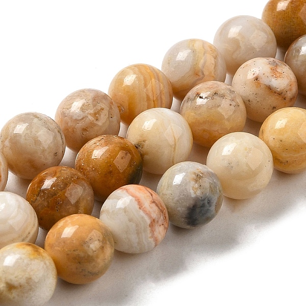 PandaHall Natural Crazy Lace Agate Beads Strands, Round, 8~8.5mm, Hole: 1.1mm, about 47pcs/strand, 15.08''(38.3cm) Crazy Agate Round
PandaHall Natural Crazy Lace Agate Beads Strands, Round, 8~8.5mm, Hole: 1.1mm, about 47pcs/strand, 15.08''(38.3cm) Crazy Agate Round