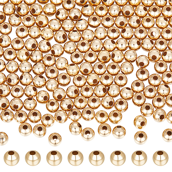 PandaHall Unicraftale 304 Stainless Steel Beads, Hollow Round, Golden, 6x5mm, Hole: 2.2mm, 200pcs 304 Stainless Steel Round
PandaHall Unicraftale 304 Stainless Steel Beads, Hollow Round, Golden, 6x5mm, Hole: 2.2mm, 200pcs 304 Stainless Steel Round