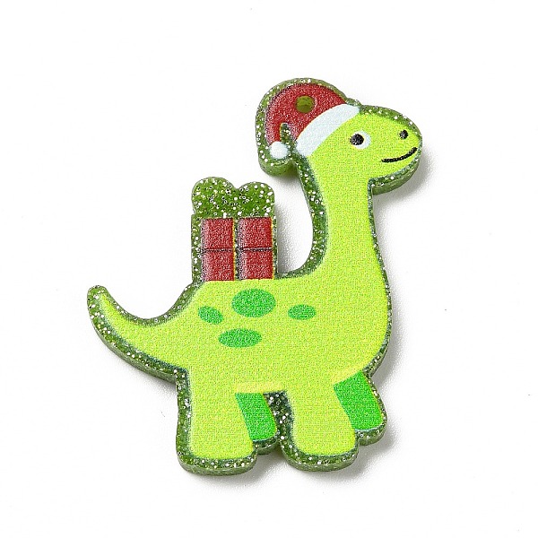 PandaHall Printed Acrylic Pendants, with Glitter Sequins, for Christmas, Dinosaur with Gift Box Charm, Green Yellow, 36x28x2mm, Hole: 1.6mm...
PandaHall Printed Acrylic Pendants, with Glitter Sequins, for Christmas, Dinosaur with Gift Box Charm, Green Yellow, 36x28x2mm, Hole: 1.6mm...