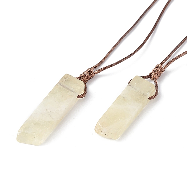 PandaHall Natural Citrine Nugget Pendant Necklace with Waxed Cord for Women, 33.86~38.98 inch(86~99cm) Citrine
PandaHall Natural Citrine Nugget Pendant Necklace with Waxed Cord for Women, 33.86~38.98 inch(86~99cm) Citrine
