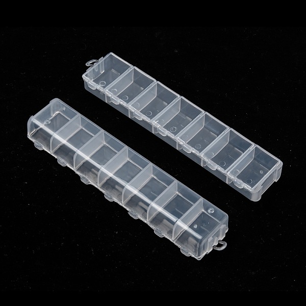 PandaHall Plastic Bead Containers, Flip Top Bead Storage, Jewelry Box for Nail Art Decoration, Rectangle, 7 Compartments, about 3.3cm wide..., White
PandaHall Plastic Bead Containers, Flip Top Bead Storage, Jewelry Box for Nail Art Decoration, Rectangle, 7 Compartments, about 3.3cm wide..., White