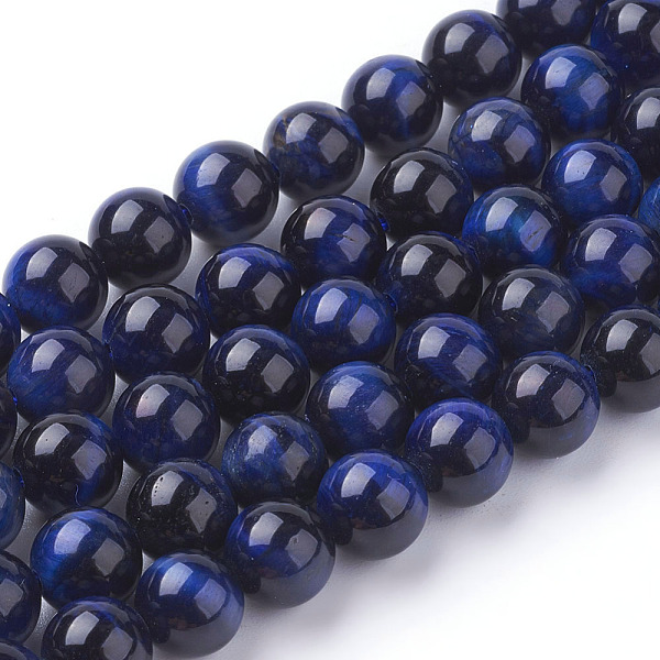 PandaHall Natural Blue Tiger Eye Beads Strands, Dyed & Heated, Round, Midnight Blue, 8mm, Hole: 1mm, about 24pcs/strand, 7.8 inch Tiger Eye...
PandaHall Natural Blue Tiger Eye Beads Strands, Dyed & Heated, Round, Midnight Blue, 8mm, Hole: 1mm, about 24pcs/strand, 7.8 inch Tiger Eye...