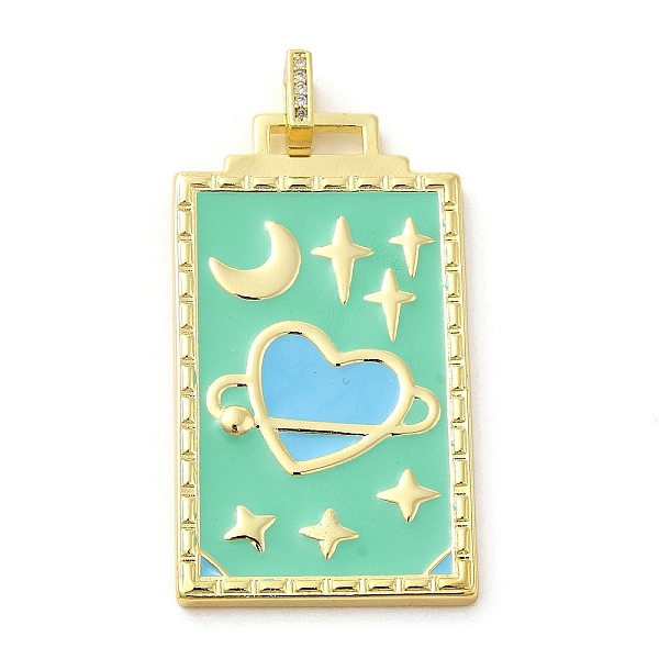PandaHall Brass Micro Pave Cubic Zirconia Pendant with Enamel, Rectangle, Medium Aquamarine, 45.5x25.5x2.5mm, Hole: 4.5mm Brass+Cubic...
PandaHall Brass Micro Pave Cubic Zirconia Pendant with Enamel, Rectangle, Medium Aquamarine, 45.5x25.5x2.5mm, Hole: 4.5mm Brass+Cubic...
