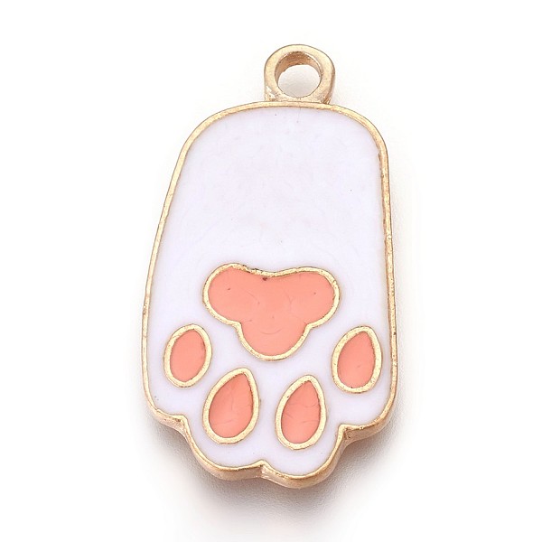 PandaHall Alloy Enamel Bunny Paw Print Pendants, Rabbit Claw, White, Light Gold, 28x15.2x2mm, Hole: 2.4mm Alloy+Enamel Others White
PandaHall Alloy Enamel Bunny Paw Print Pendants, Rabbit Claw, White, Light Gold, 28x15.2x2mm, Hole: 2.4mm Alloy+Enamel Others White