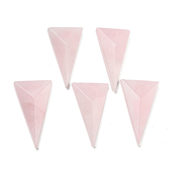 PandaHall Natural Rose Quartz Pendants, Faceted Triangle Charms, 42~49.5x24.5~27.5x7~9.5mm, Hole: 1.2mm Rose Quartz Triangle
PandaHall Natural Rose Quartz Pendants, Faceted Triangle Charms, 42~49.5x24.5~27.5x7~9.5mm, Hole: 1.2mm Rose Quartz Triangle