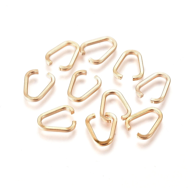 PandaHall 201 Stainless Steel Open Quick Link Connectors, Linking Rings, Golden, 9.5x7.7x1mm 201 Stainless Steel Oval
PandaHall 201 Stainless Steel Open Quick Link Connectors, Linking Rings, Golden, 9.5x7.7x1mm 201 Stainless Steel Oval