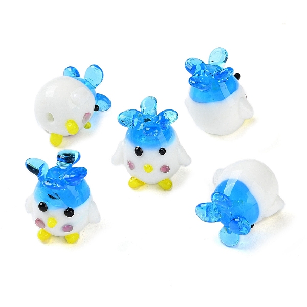 PandaHall Handmade Lampwork Beads Strands, Chick, Dodger Blue, 16~17x17~17.5x14~14.5mm, Hole: 2.2mm, about 30pcs/strand, 18.50''~18.90''...
PandaHall Handmade Lampwork Beads Strands, Chick, Dodger Blue, 16~17x17~17.5x14~14.5mm, Hole: 2.2mm, about 30pcs/strand, 18.50''~18.90''...