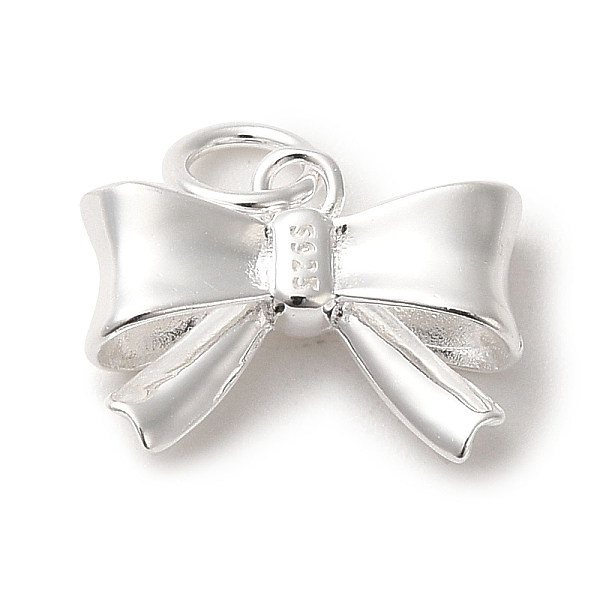 PandaHall 925 Sterling Silver Bowknot Charms, with Jump Rings & 925 Stamp, Silver, 10x13x4mm, Hole: 3mm Sterling Silver Bowknot
PandaHall 925 Sterling Silver Bowknot Charms, with Jump Rings & 925 Stamp, Silver, 10x13x4mm, Hole: 3mm Sterling Silver Bowknot