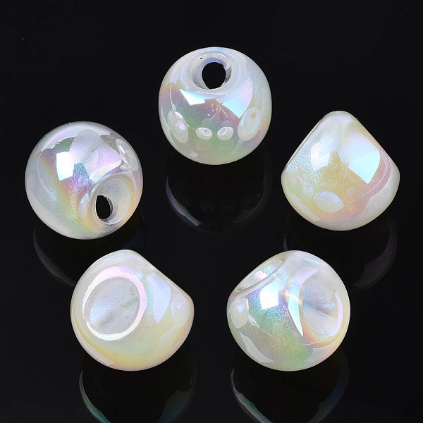 PandaHall Opaque Acrylic Beads, AB Color Plated, with Glitter Powder, Half Round, White, 19.5x19.5x19mm, Hole: 5mm Acrylic Half Round White
PandaHall Opaque Acrylic Beads, AB Color Plated, with Glitter Powder, Half Round, White, 19.5x19.5x19mm, Hole: 5mm Acrylic Half Round White