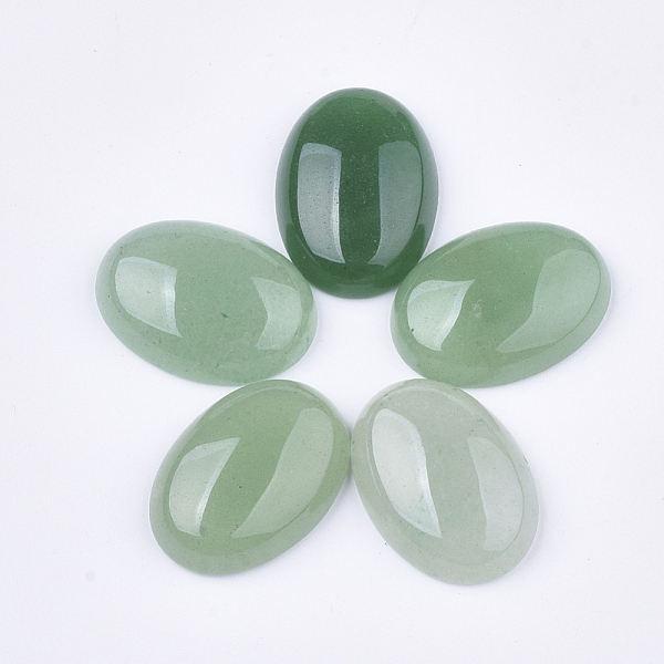 PandaHall Natural Green Aventurine Cabochons, Oval, 24~26x17~19x6~7mm Green Aventurine Oval
PandaHall Natural Green Aventurine Cabochons, Oval, 24~26x17~19x6~7mm Green Aventurine Oval