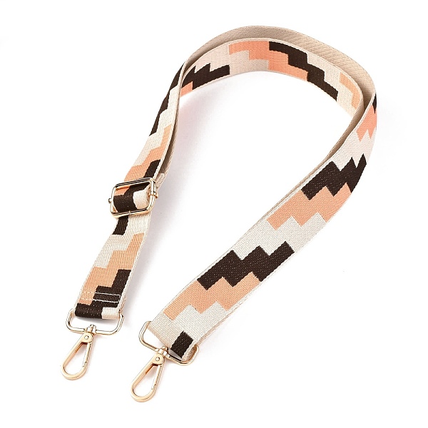 PandaHall Polyester Bag Strap, with Zinc Alloy Clasps, Geometric Patterns, for Bag Replacement Accessories, Bisque, 66~132x3.6cm Polyester..., Orange
PandaHall Polyester Bag Strap, with Zinc Alloy Clasps, Geometric Patterns, for Bag Replacement Accessories, Bisque, 66~132x3.6cm Polyester..., Orange