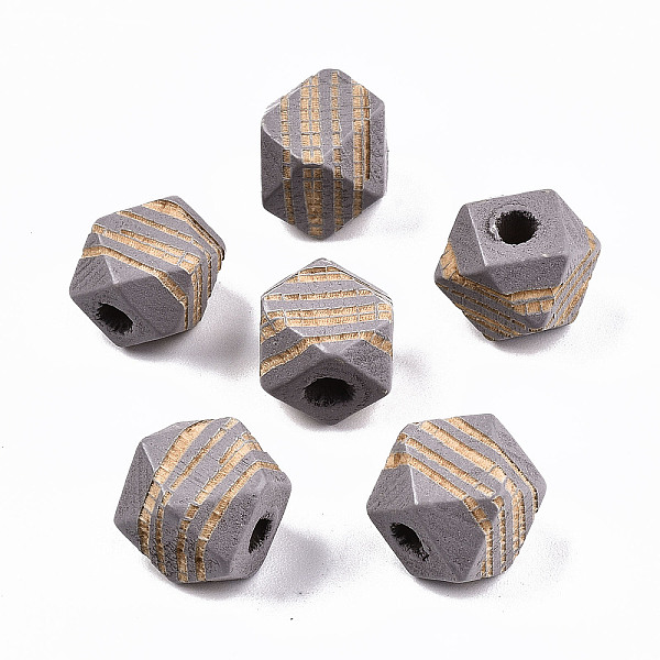 PandaHall Painted Natural Wood Beads, Laser Engraved Pattern, Faceted, Polygon with Zebra-Stripe, Light Grey, 10x10x10mm, Hole: 2.5mm Schima...
PandaHall Painted Natural Wood Beads, Laser Engraved Pattern, Faceted, Polygon with Zebra-Stripe, Light Grey, 10x10x10mm, Hole: 2.5mm Schima...