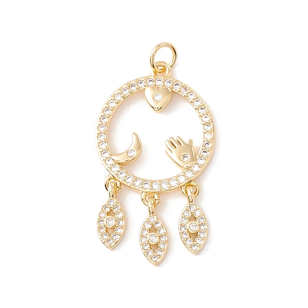 PandaHall Rack Plating Brass Micro Pave Clear Cubic Zirconia Pendants, with Jump Rings, Long-Lasting Plated, Cadmium Free & Lead Free, Ring...
PandaHall Rack Plating Brass Micro Pave Clear Cubic Zirconia Pendants, with Jump Rings, Long-Lasting Plated, Cadmium Free & Lead Free, Ring...