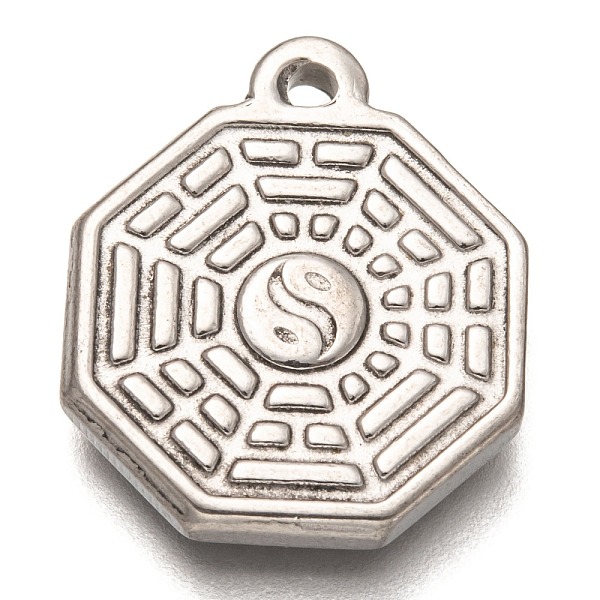 PandaHall 304 Stainless Steel Pendants, YinYang, Stainless Steel Color, 21x18x3mm, Hole: 1.8mm 304 Stainless Steel Others
PandaHall 304 Stainless Steel Pendants, YinYang, Stainless Steel Color, 21x18x3mm, Hole: 1.8mm 304 Stainless Steel Others
