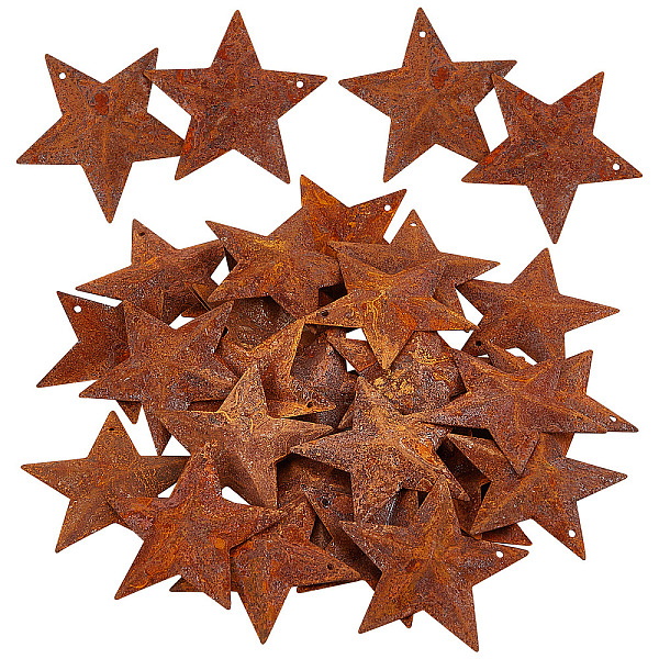 PandaHall Rust Iron Pendants, Star, Sienna, 38x39.5x4mm, Hole: 1.2mm Iron Star Brown
PandaHall Rust Iron Pendants, Star, Sienna, 38x39.5x4mm, Hole: 1.2mm Iron Star Brown