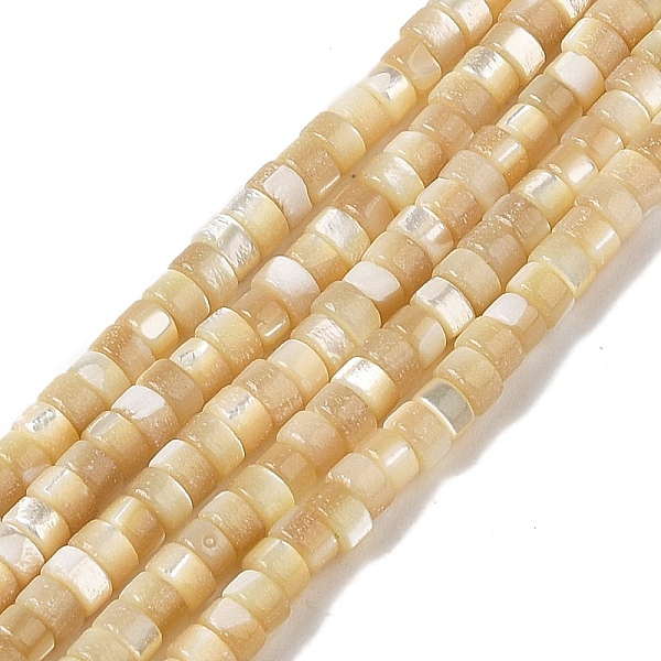PandaHall Natural Trochid Shell/Trochus Shell Beads Strands, Rondelle, PapayaWhip, 3.5~4x2~2.5mm, Hole: 0.9mm, about 69pcs/strand..., Orange
PandaHall Natural Trochid Shell/Trochus Shell Beads Strands, Rondelle, PapayaWhip, 3.5~4x2~2.5mm, Hole: 0.9mm, about 69pcs/strand..., Orange