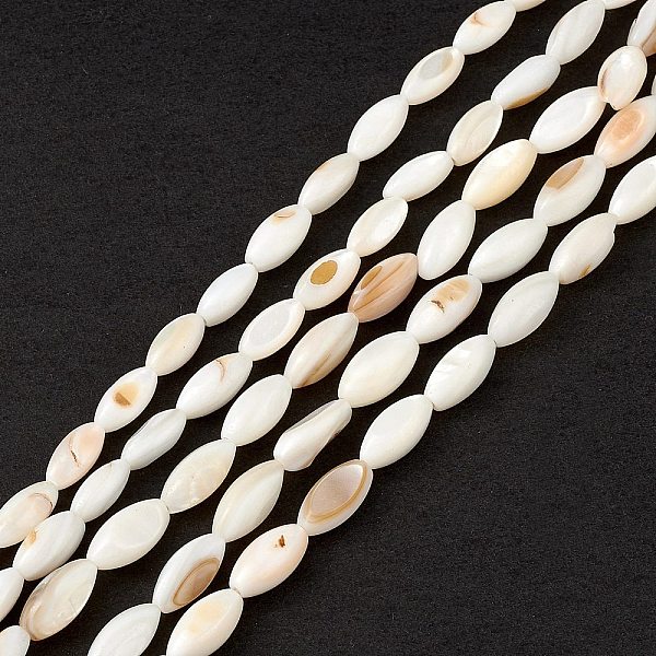 PandaHall Natural Freshwater Shell Dyed Beads Strands, Horse Eye, Seashell Color, 9.5x5mm, Hole: 0.8mm, about 41pcs/strand, 14.96''(38cm)...
PandaHall Natural Freshwater Shell Dyed Beads Strands, Horse Eye, Seashell Color, 9.5x5mm, Hole: 0.8mm, about 41pcs/strand, 14.96''(38cm)...