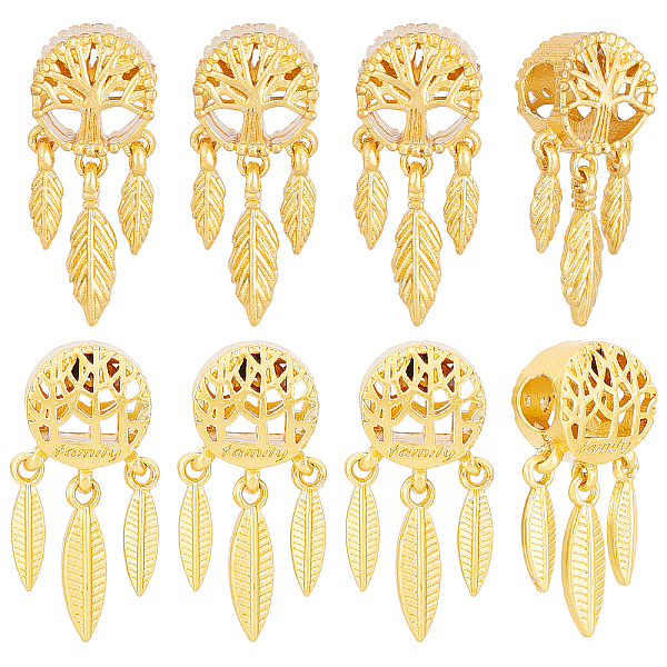 PandaHall SUPERFINDINGS 16Pcs 2 Style Alloy European Beads, Large Hole Beads, Long-Lasting Plated, Cadmium Free & Lead Free, Round with...
PandaHall SUPERFINDINGS 16Pcs 2 Style Alloy European Beads, Large Hole Beads, Long-Lasting Plated, Cadmium Free & Lead Free, Round with...