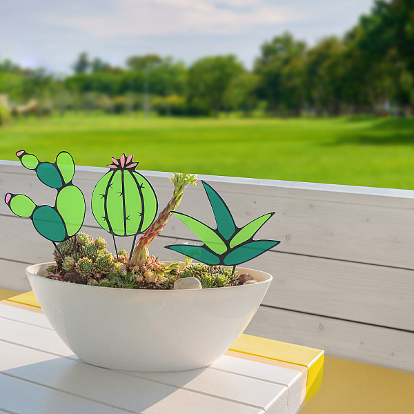 PandaHall Globleland 3Pcs 3 Style Stained Acrylic Cactus/Agave Aloe Potted Ornaments, Artificial Cactus for Home Garden Outdoor Indoor...
PandaHall Globleland 3Pcs 3 Style Stained Acrylic Cactus/Agave Aloe Potted Ornaments, Artificial Cactus for Home Garden Outdoor Indoor...