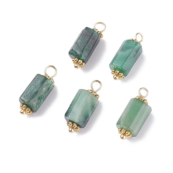 PandaHall Natural Emerald Pendants, with Golden Tone Brass & Alloy Findings, Faceted, Column, 18x6~7mm, Hole: 1.8mm Emerald Column
PandaHall Natural Emerald Pendants, with Golden Tone Brass & Alloy Findings, Faceted, Column, 18x6~7mm, Hole: 1.8mm Emerald Column