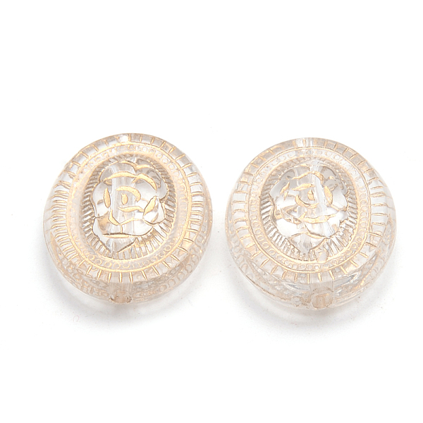 PandaHall Plating Acrylic Beads, Metal Enlaced, Oval, Clear, 22x18.5x8mm, Hole: 2mm, about 290pcs/500g Acrylic Oval Clear
PandaHall Plating Acrylic Beads, Metal Enlaced, Oval, Clear, 22x18.5x8mm, Hole: 2mm, about 290pcs/500g Acrylic Oval Clear