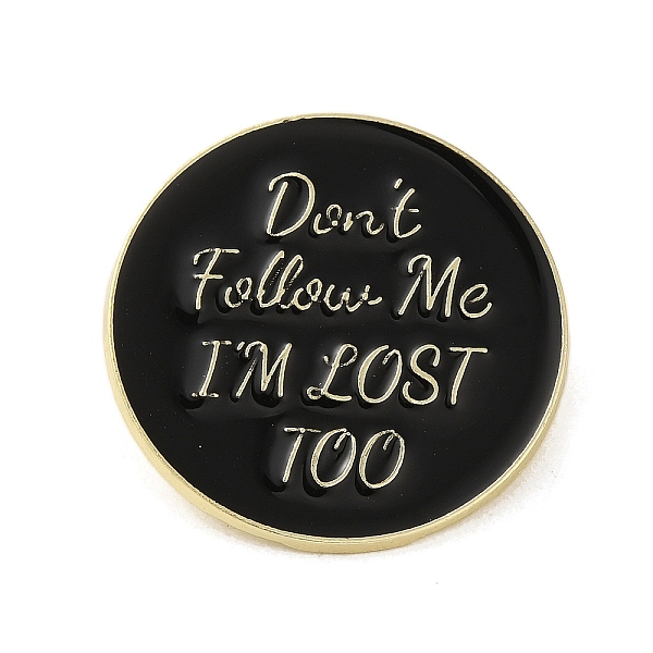 PandaHall Enamel Pins, Black Golden Zinc Alloy Brooches for Backpack Clothes, Word, Flat Round, 30.5x1.5mm Alloy+Enamel Flat Round Black
PandaHall Enamel Pins, Black Golden Zinc Alloy Brooches for Backpack Clothes, Word, Flat Round, 30.5x1.5mm Alloy+Enamel Flat Round Black