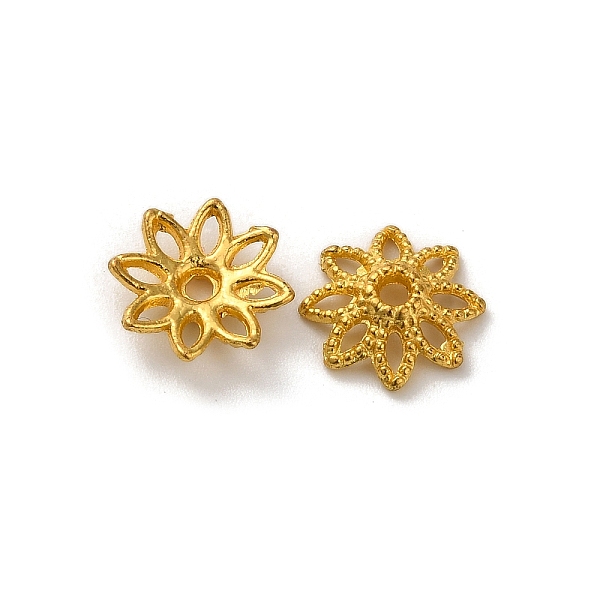 PandaHall Alloy Beads Caps, Lead Free & Cadmium Free, Multi-Petal Flower, Golden, 10x3mm, Hole: 1.5mm Alloy
PandaHall Alloy Beads Caps, Lead Free & Cadmium Free, Multi-Petal Flower, Golden, 10x3mm, Hole: 1.5mm Alloy