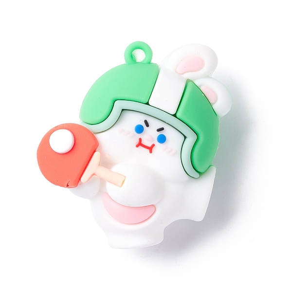 PandaHall PVC Pendants, for DIY Keychain Making, Cartoon Athlete with Table Tennis, Spring Green, 46x39x25mm, Hole: 3mm PVC Others
PandaHall PVC Pendants, for DIY Keychain Making, Cartoon Athlete with Table Tennis, Spring Green, 46x39x25mm, Hole: 3mm PVC Others
