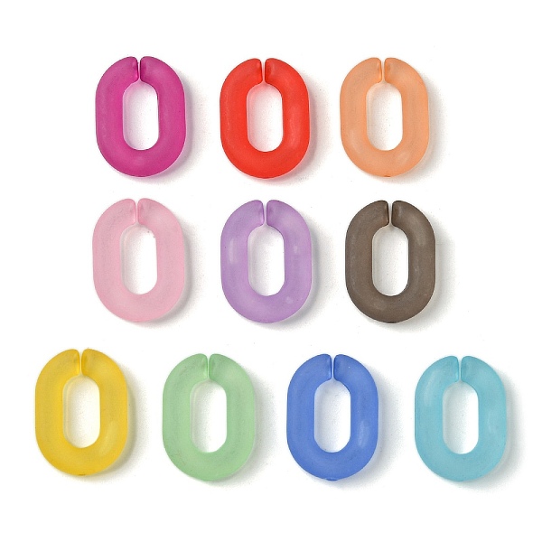 PandaHall Transparent Frosted Acrylic Linking Rings, Quick Link Connectors, Oval, Mixed Color, 19x13.5x3.5mm, Inner Diameter: 11x5.5mm..., Multicolor
PandaHall Transparent Frosted Acrylic Linking Rings, Quick Link Connectors, Oval, Mixed Color, 19x13.5x3.5mm, Inner Diameter: 11x5.5mm..., Multicolor