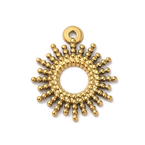 PandaHall 304 Stainless Steel Pendants, Sun Charm, Golden, 18x15x1mm, Hole: 1mm 304 Stainless Steel Sun
PandaHall 304 Stainless Steel Pendants, Sun Charm, Golden, 18x15x1mm, Hole: 1mm 304 Stainless Steel Sun