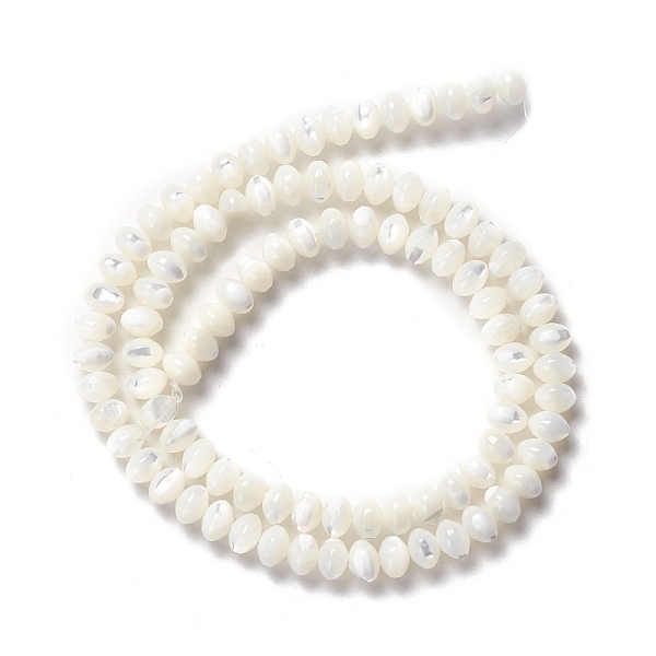 PandaHall Natural Trochid Shell/Trochus Shell Beads Strands, Abacus Beads, Rondelle, Seashell Color, 4x5~6mm, Hole: 0.9mm, about...
PandaHall Natural Trochid Shell/Trochus Shell Beads Strands, Abacus Beads, Rondelle, Seashell Color, 4x5~6mm, Hole: 0.9mm, about...