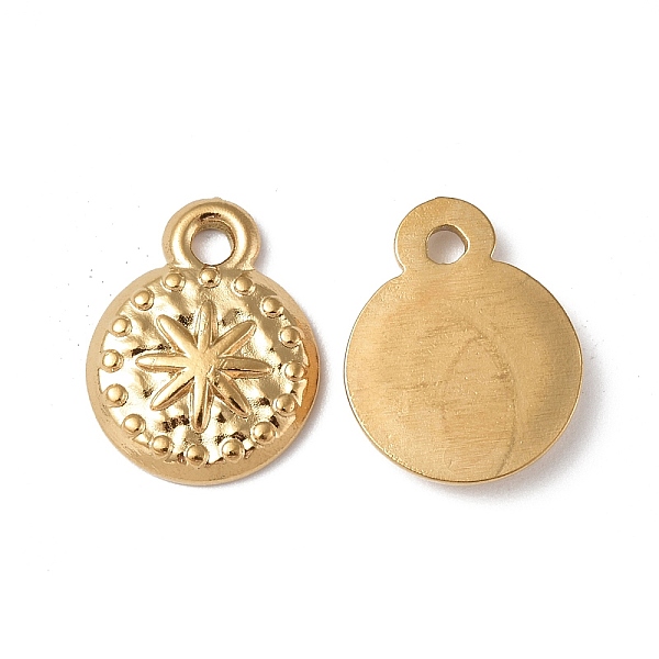 PandaHall Ion Plating(IP) 304 Stainless Steel Charms, Flat Round with Star Charm, Real 18K Gold Plated, 14.5x11.5x2mm, Hole: 1.8mm 304...
PandaHall Ion Plating(IP) 304 Stainless Steel Charms, Flat Round with Star Charm, Real 18K Gold Plated, 14.5x11.5x2mm, Hole: 1.8mm 304...