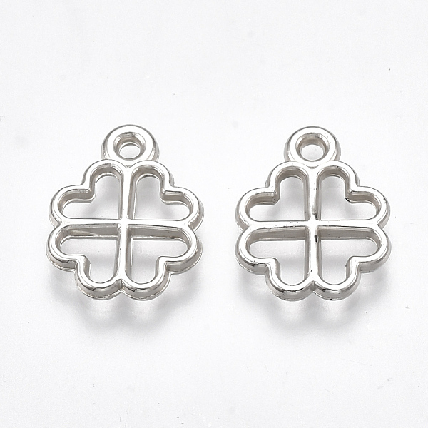 PandaHall CCB Plastic Pendants, Clover, Platinum, 16x12.5x2.5mm, Hole: 1.5mm, about 3400pcs/500g Plastic Clover
PandaHall CCB Plastic Pendants, Clover, Platinum, 16x12.5x2.5mm, Hole: 1.5mm, about 3400pcs/500g Plastic Clover