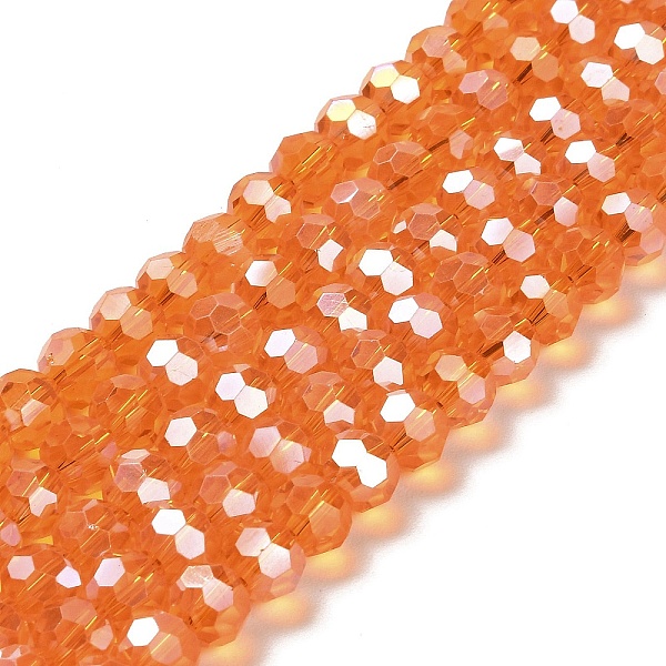 PandaHall Transparent Glass Beads, 32 Facets, AB Color Plated, Round, Dark Orange, 8x7~7.5mm, Hole: 1.5mm, about 66pcs/strand...
PandaHall Transparent Glass Beads, 32 Facets, AB Color Plated, Round, Dark Orange, 8x7~7.5mm, Hole: 1.5mm, about 66pcs/strand...