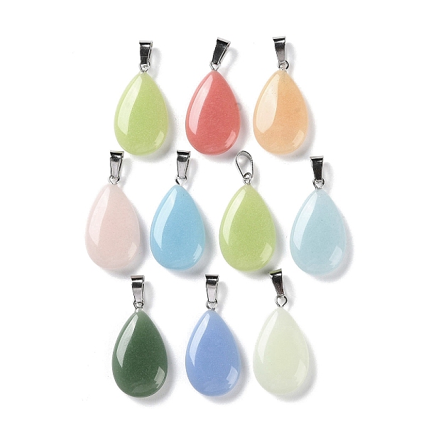 PandaHall Synthetic Noctilucent Stone/Luminous Stone Pendants, Glow in the Dark Charms with Stainless Steel Color Plated 201 Stainless Steel..., Multicolor
PandaHall Synthetic Noctilucent Stone/Luminous Stone Pendants, Glow in the Dark Charms with Stainless Steel Color Plated 201 Stainless Steel..., Multicolor