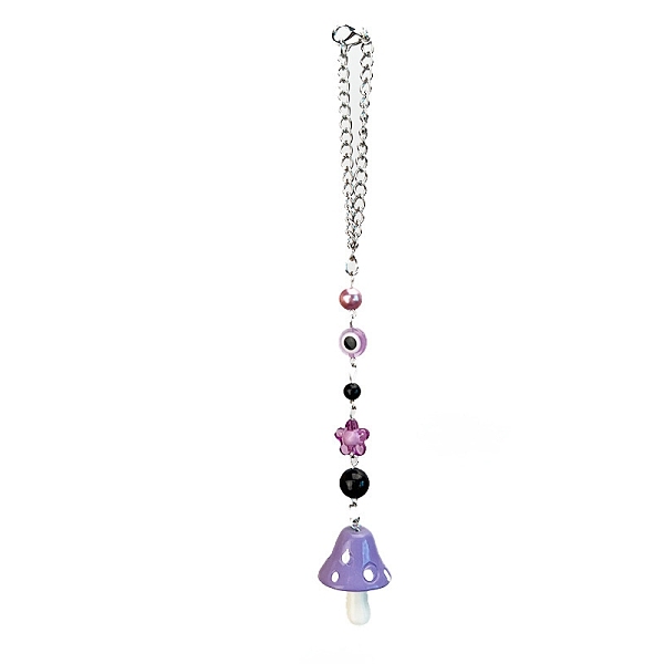 PandaHall Resin Mushroom with Evil Eye Pendant Decrations, Medium Purple, 205mm Resin Mushroom
PandaHall Resin Mushroom with Evil Eye Pendant Decrations, Medium Purple, 205mm Resin Mushroom