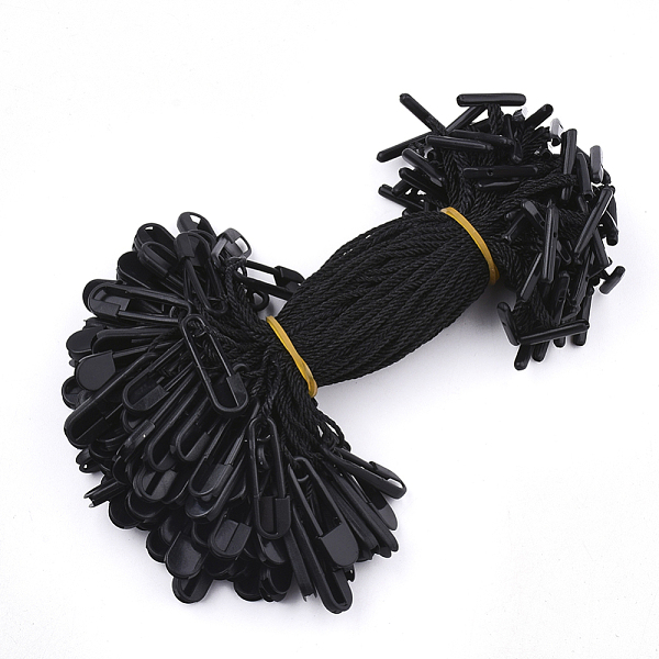 PandaHall Garments Price Hang Tag, Polyester Cord, with Safety Pin & Bar Clasp, Black, 130x1mm, Safety Pin: 25x8x3mm, Pin: 1.5mm, Bar Clasp...
PandaHall Garments Price Hang Tag, Polyester Cord, with Safety Pin & Bar Clasp, Black, 130x1mm, Safety Pin: 25x8x3mm, Pin: 1.5mm, Bar Clasp...