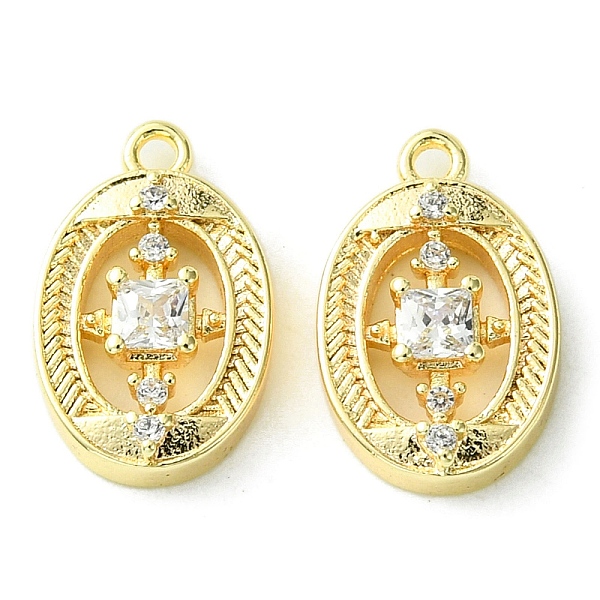PandaHall Brass Micro Pave Cubic Zirconia Charms, Oval, Real 18K Gold Plated, 13.5x8.5x3mm, Hole: 1.2mm Brass+Cubic Zirconia Oval Clear
PandaHall Brass Micro Pave Cubic Zirconia Charms, Oval, Real 18K Gold Plated, 13.5x8.5x3mm, Hole: 1.2mm Brass+Cubic Zirconia Oval Clear
