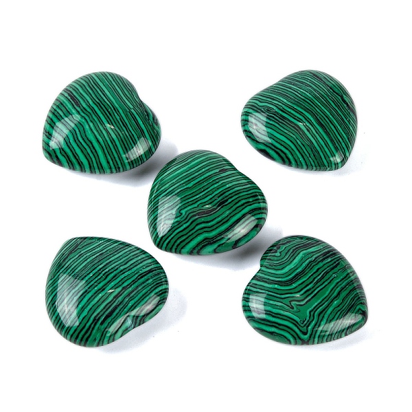 PandaHall Synthetic Malachite Healing Stones, Heart Love Stones, Pocket Palm Stones for Reiki Ealancing, 30x30x11.5~12.5mm Malachite Heart
PandaHall Synthetic Malachite Healing Stones, Heart Love Stones, Pocket Palm Stones for Reiki Ealancing, 30x30x11.5~12.5mm Malachite Heart