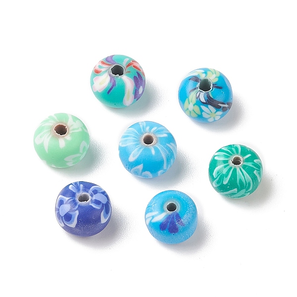 PandaHall Handmade Polymer Clay Beads, Rondelle with Flower Pattern, Mixed Color, 8~11x6~6.5mm, Hole: 1.8~2.5mm Polymer Clay Rondelle..., Multicolor
PandaHall Handmade Polymer Clay Beads, Rondelle with Flower Pattern, Mixed Color, 8~11x6~6.5mm, Hole: 1.8~2.5mm Polymer Clay Rondelle..., Multicolor
